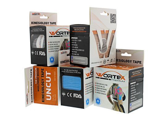 Кінезіо тейп Wortex Premium (5см х 5м) - Голубий kinesio-wortex-premium-blue фото