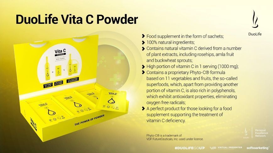DuoLife Vita C Powder 15 x 7g DLPOPVCPOD0100 фото